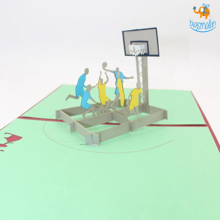 Basketball Pop up Card - bigsmall.in