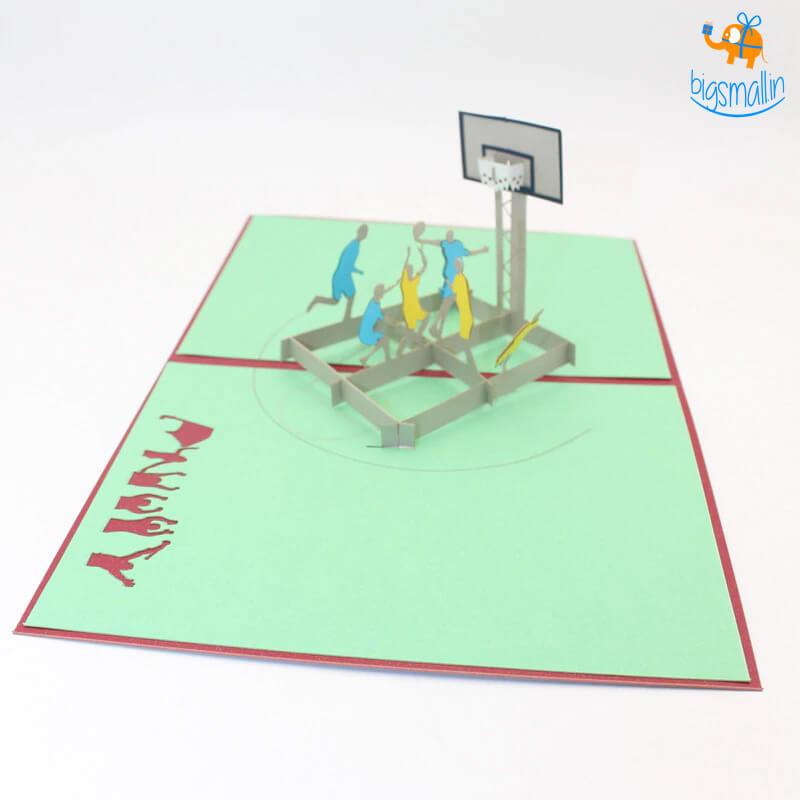 Basketball Pop up Card - bigsmall.in