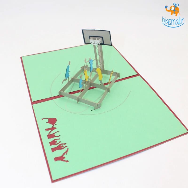 Basketball Pop up Card - bigsmall.in