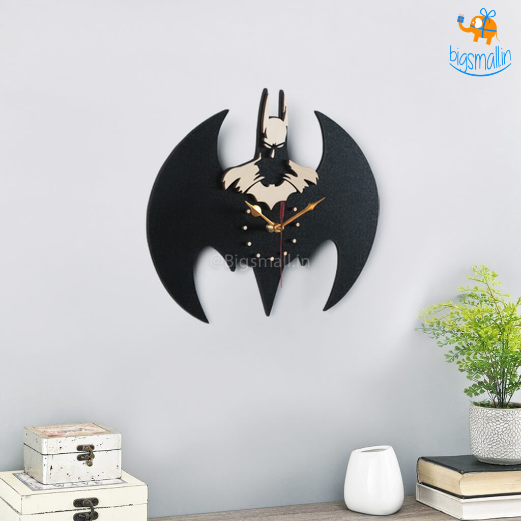 Batman Wooden Wall Clock