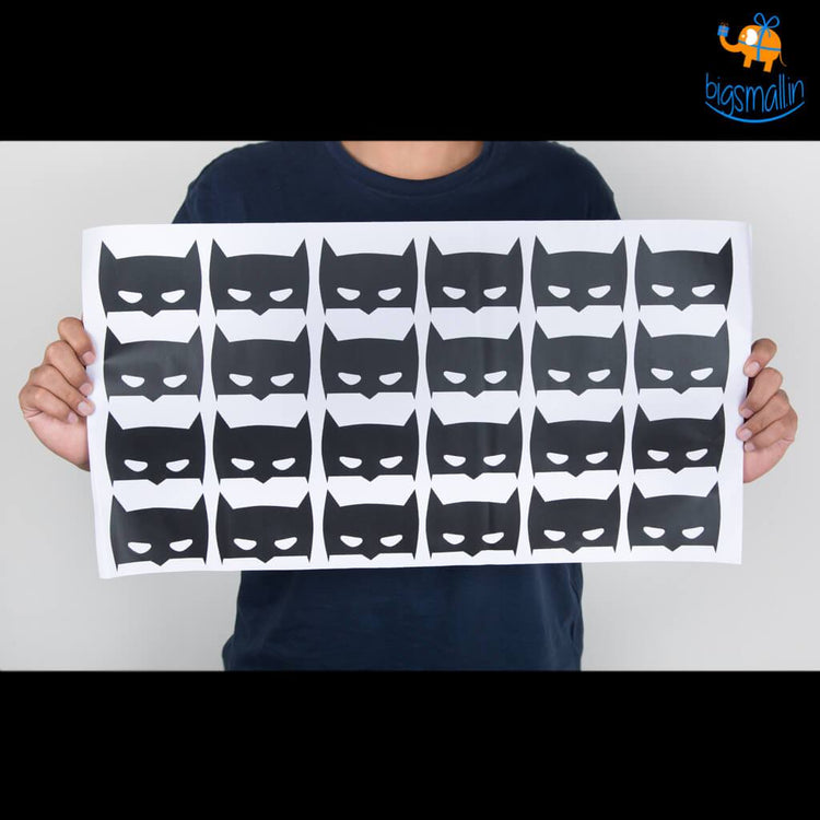 Batman Decal Stickers - Set of 24 - bigsmall.in