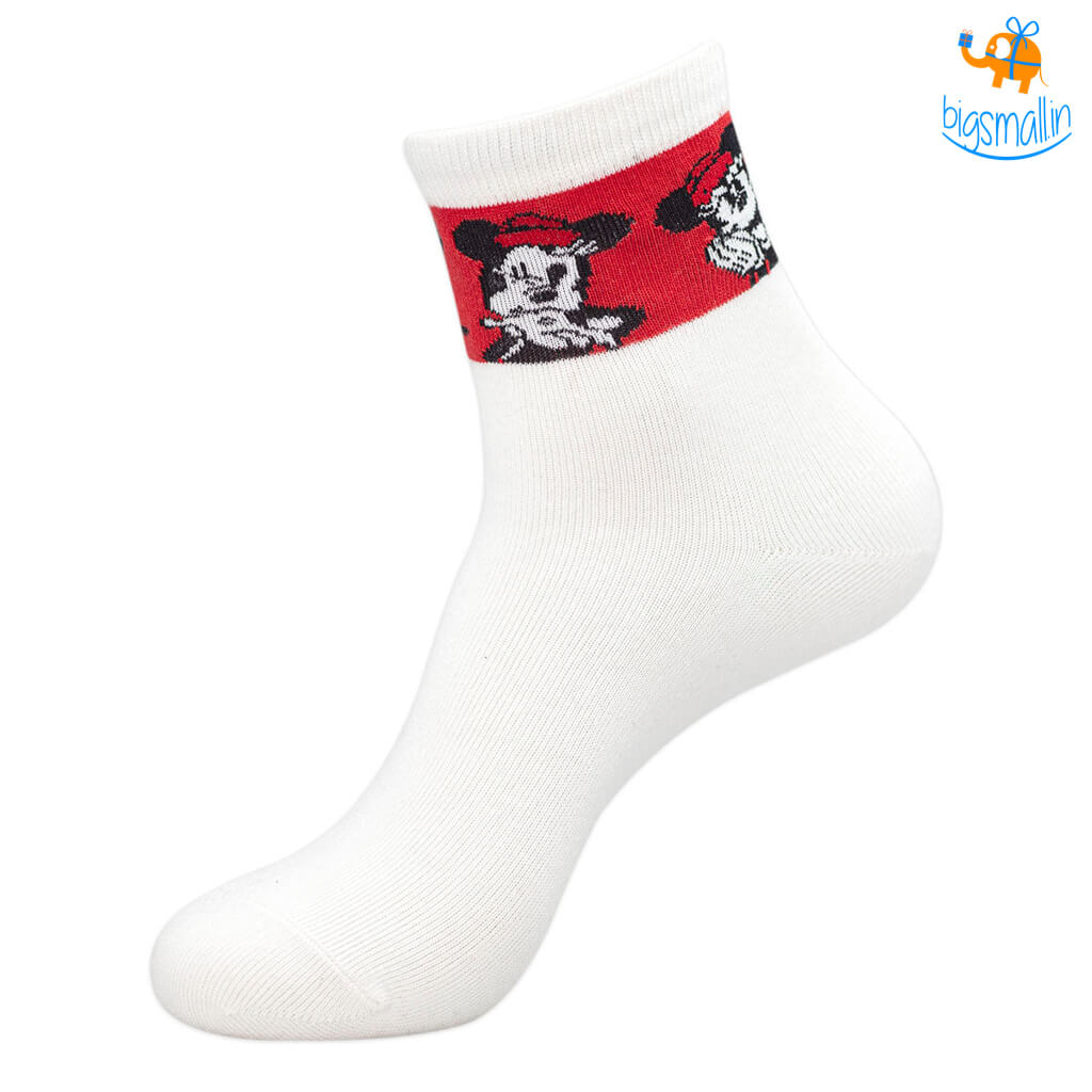 Black and White Mickey Socks - Pack of 2