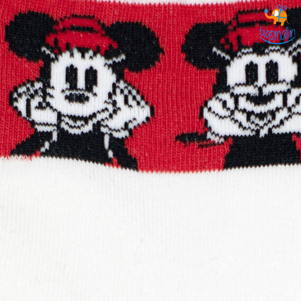Black and White Mickey Socks - Pack of 2