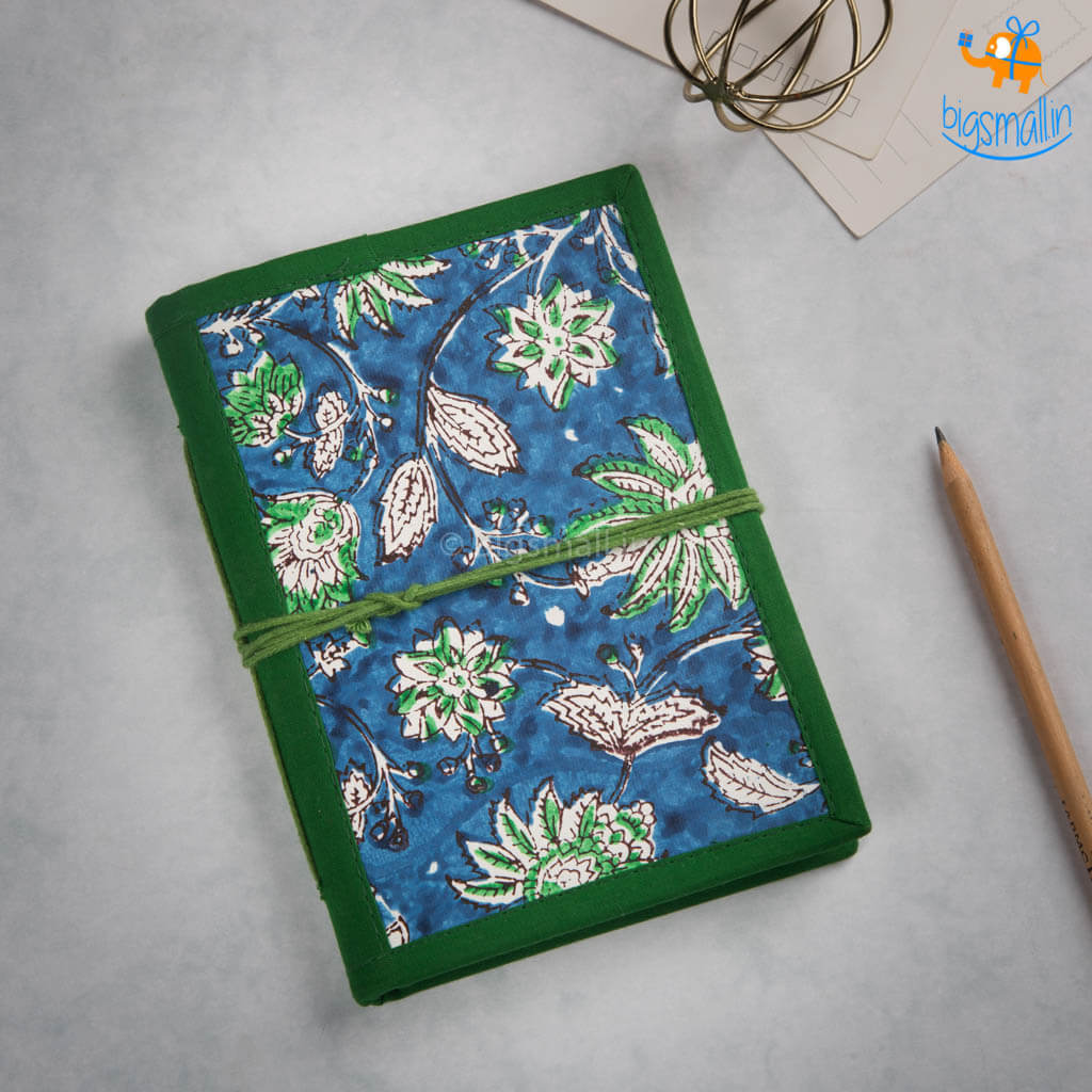 Block Printed Travel Journal