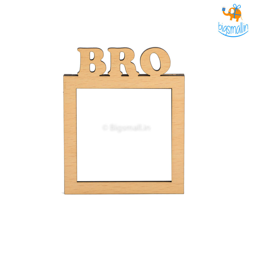 Bro Wooden Magnetic Photo Frame