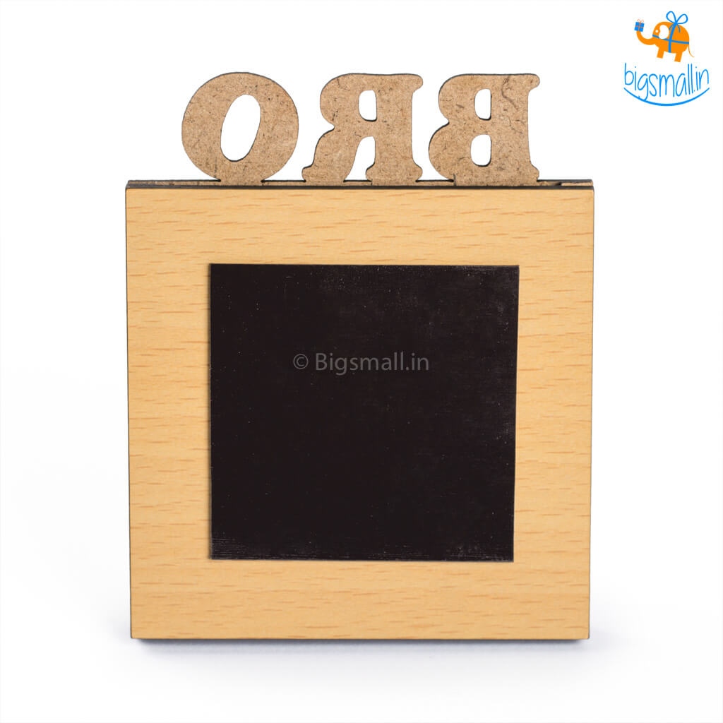 Bro Wooden Magnetic Photo Frame