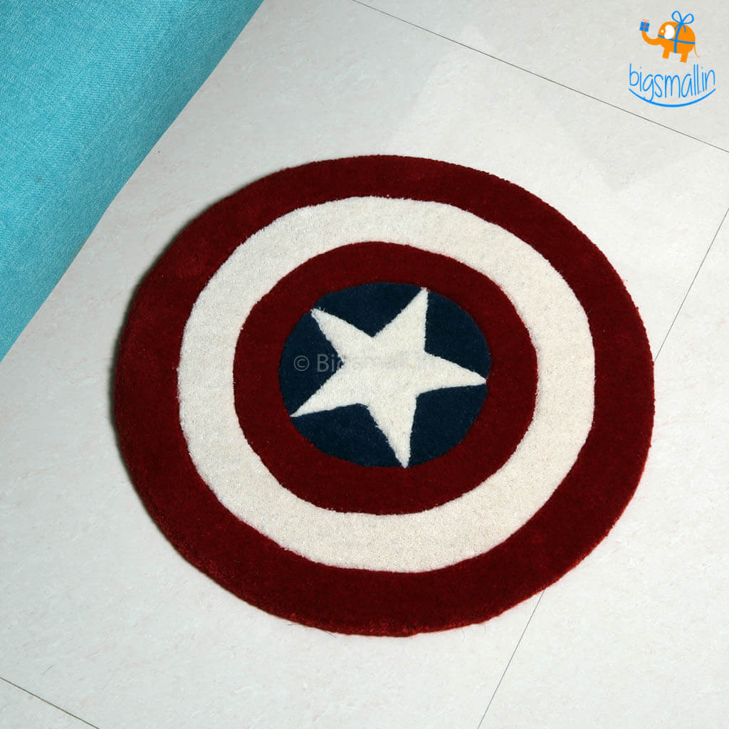 Captain America Shield Rug