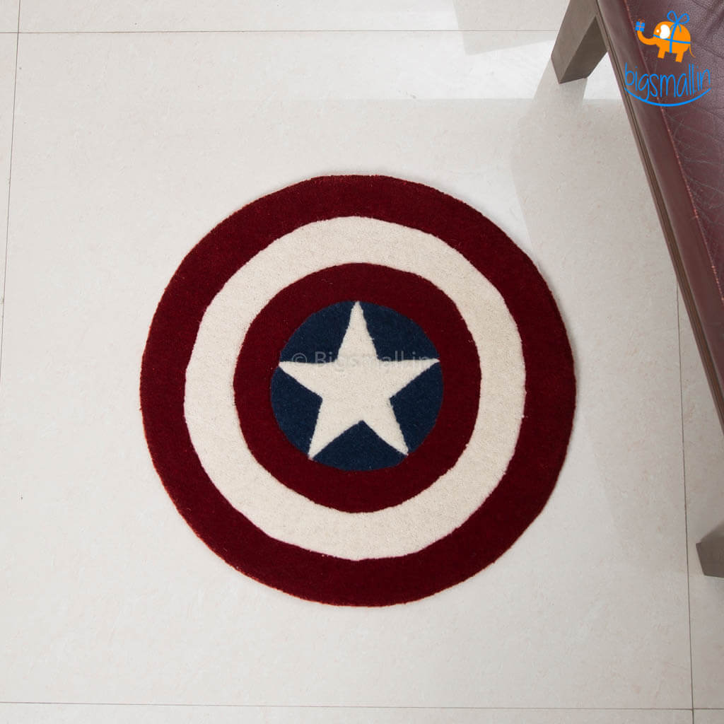 Captain America Shield Rug