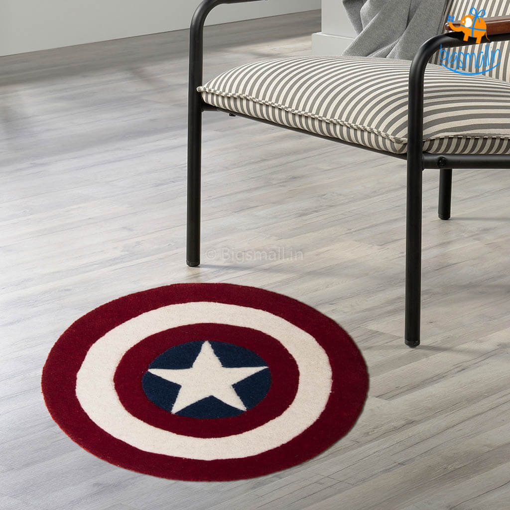 Captain America Shield Rug