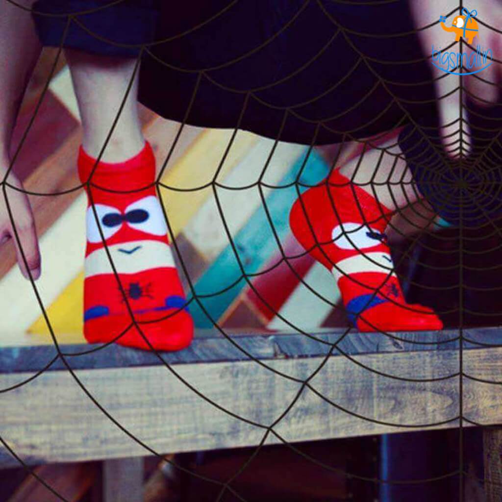 Cartoon Superhero Socks - Set of 5 - bigsmall.in