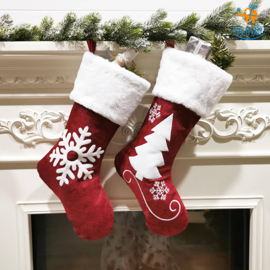 Christmas Decorative Fluffy Stocking