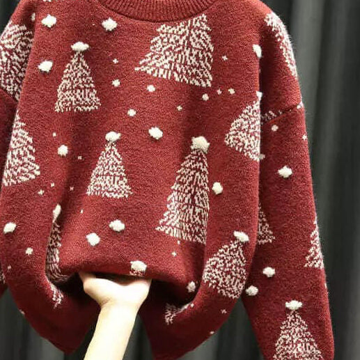 Knitted Tree Pullover