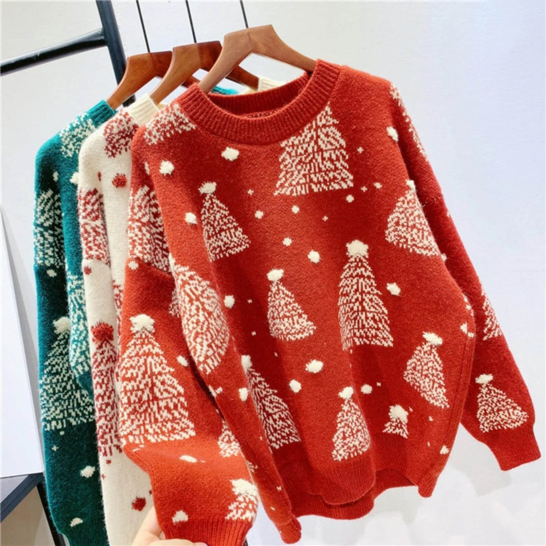 Knitted Tree Pullover