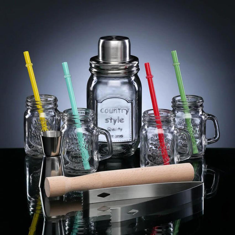 Cocktail Shaker Set - Pack of 13 pcs - bigsmall.in