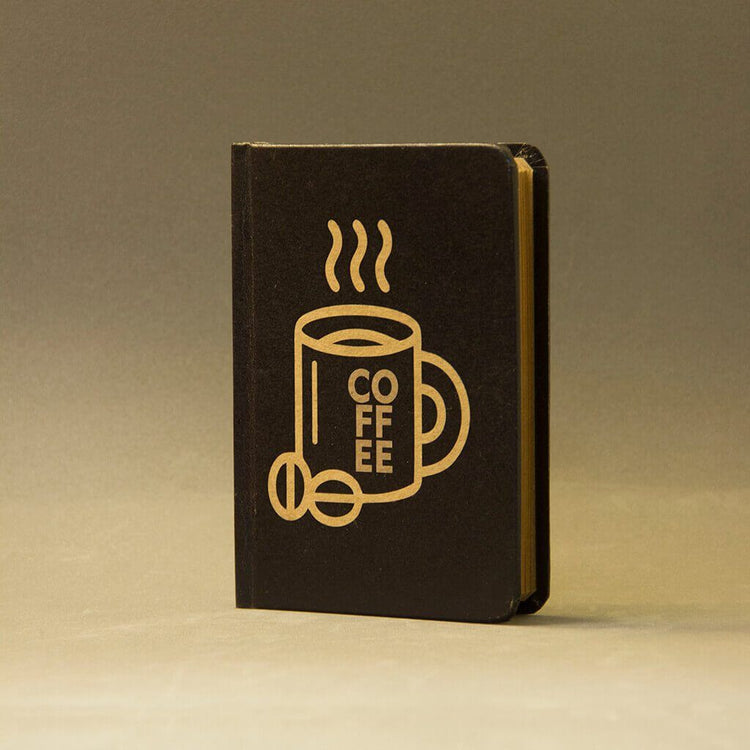 Coffee Notebook With Elastic - bigsmall.in