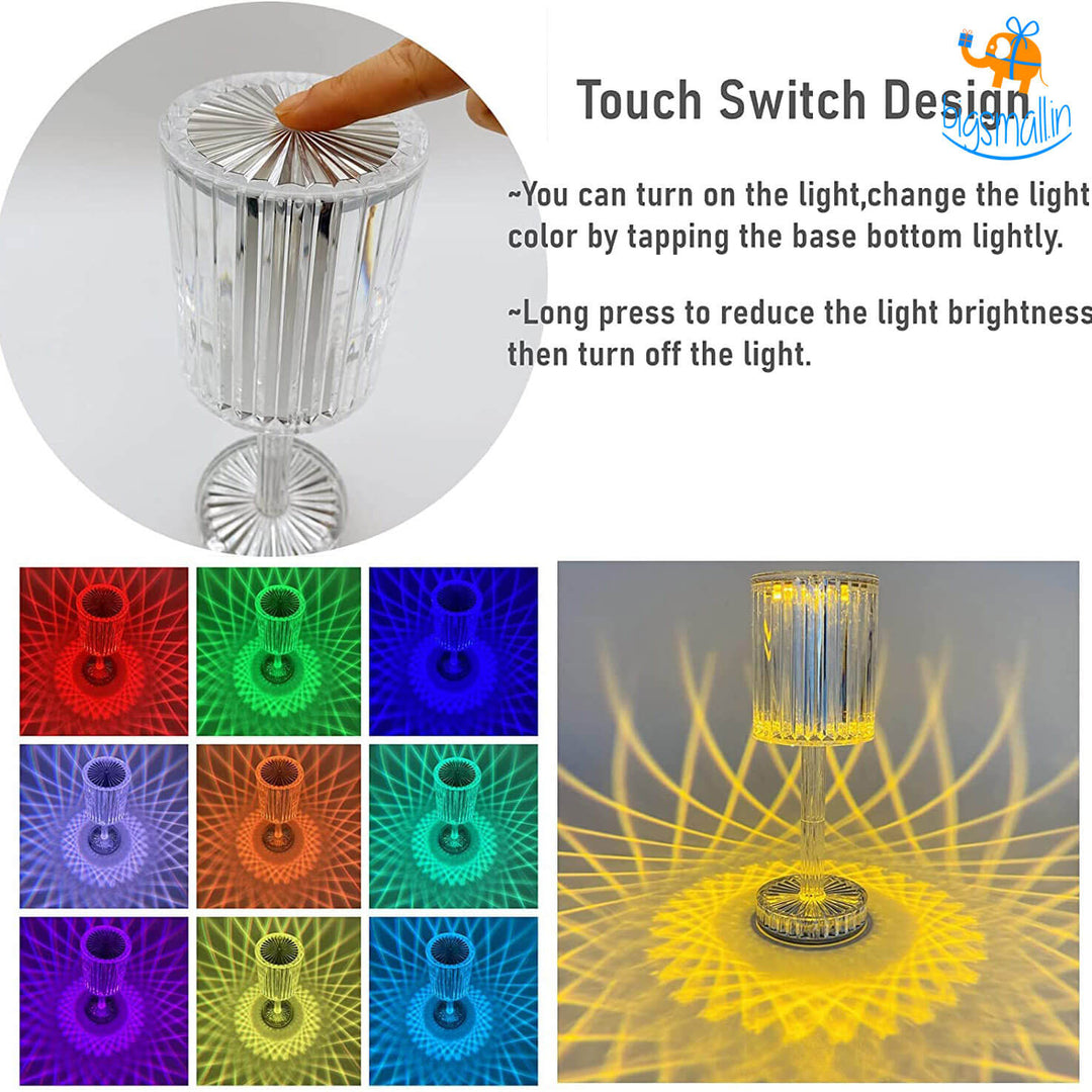 Crystal Touch Table Lamp