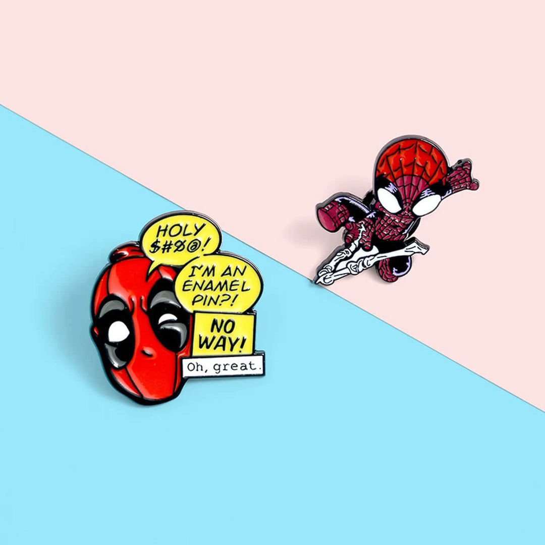 Superhero Metallic Lapel Pin