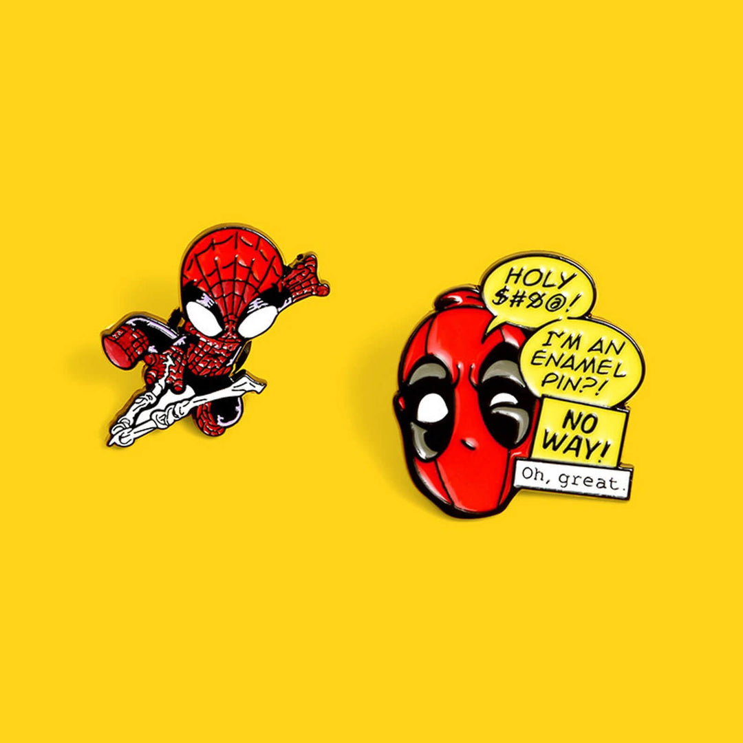 Superhero Metallic Lapel Pin