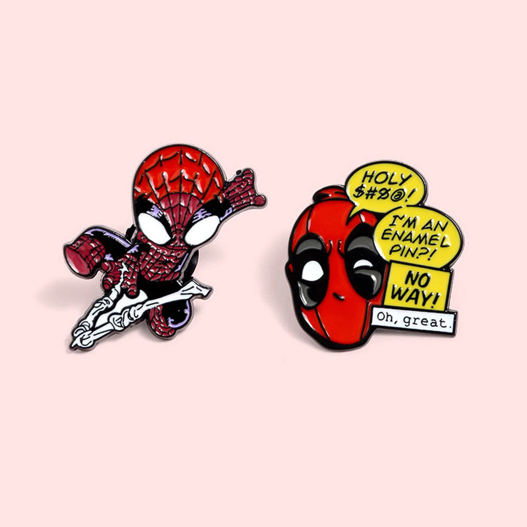 Superhero Metallic Lapel Pin