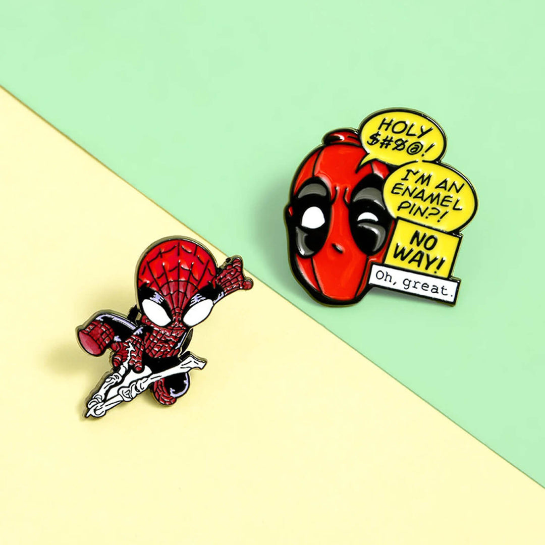 Superhero Metallic Lapel Pin