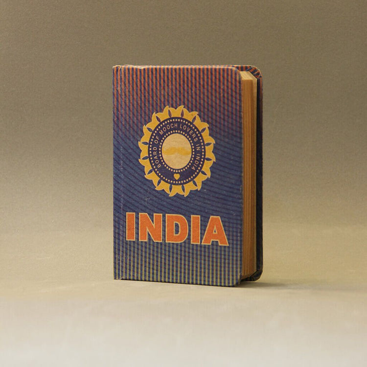 Team India A6 Notebook With Elastic - Cricket - bigsmall.in