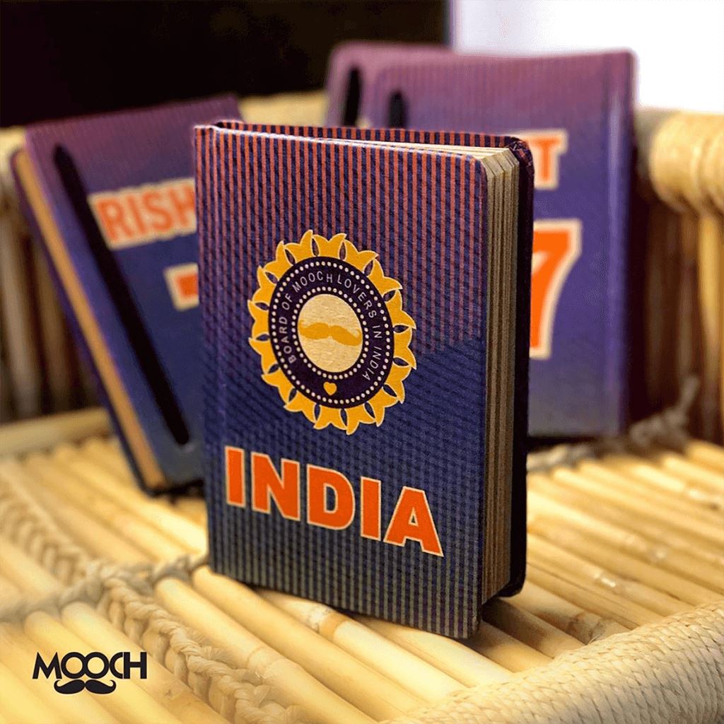 Team India A6 Notebook With Elastic - Cricket - bigsmall.in
