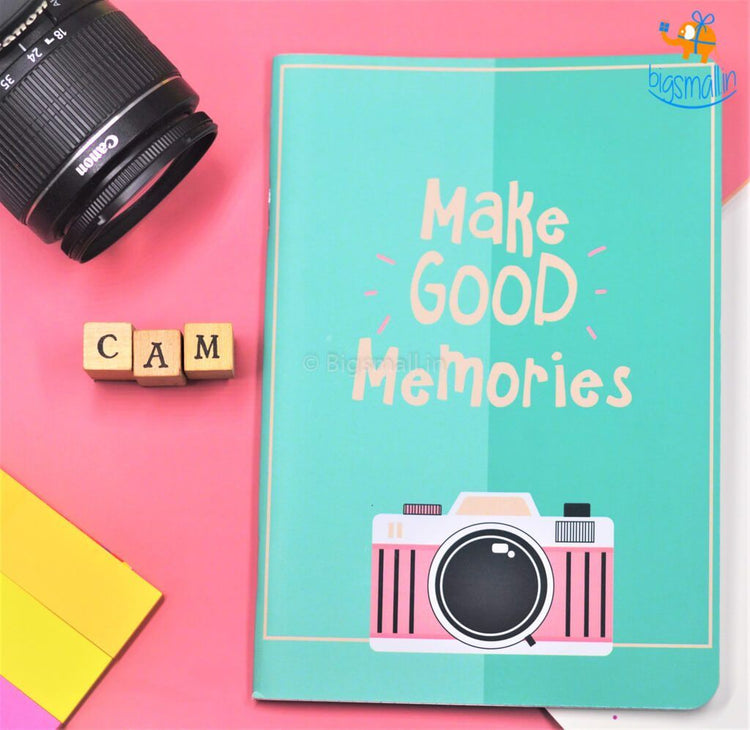 Make Good Memories Ruled Notebook - bigsmall.in