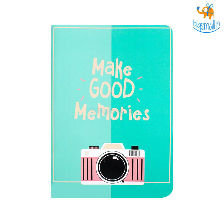 Make Good Memories Ruled Notebook - bigsmall.in