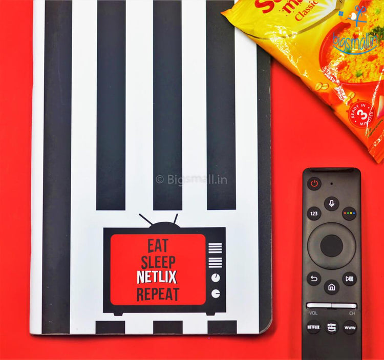 Netflix Ruled Notebook - bigsmall.in