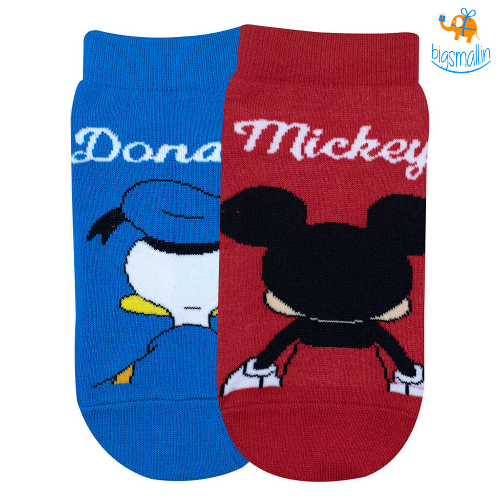 Donald Duck & Mickey Mouse Socks - Pack of 2