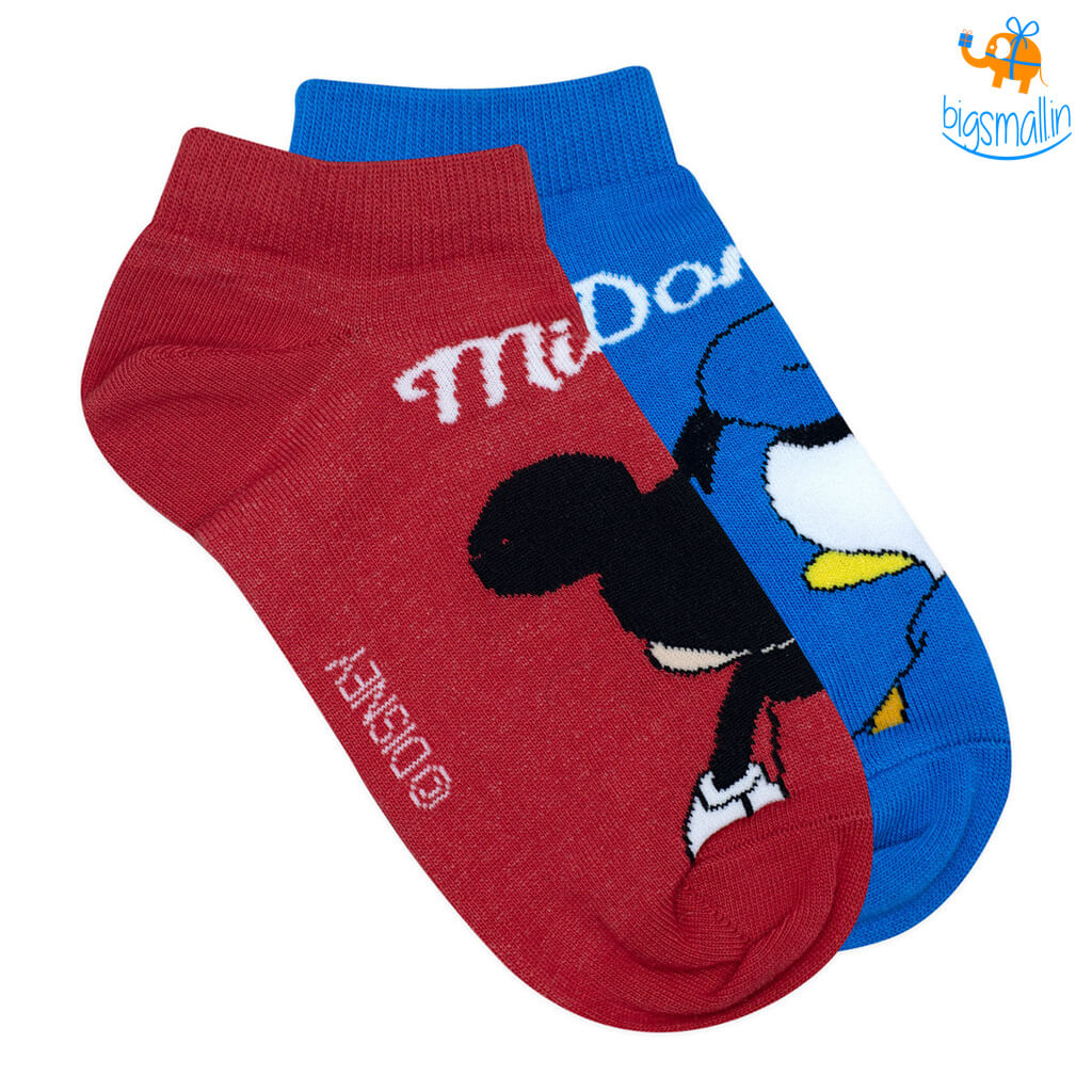 Donald Duck & Mickey Mouse Socks - Pack of 2