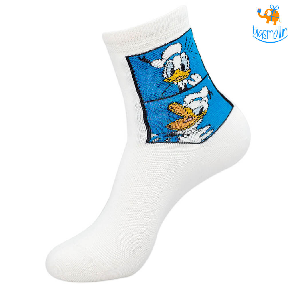Donald and Mickey Weird Faces Socks - Pack of 2