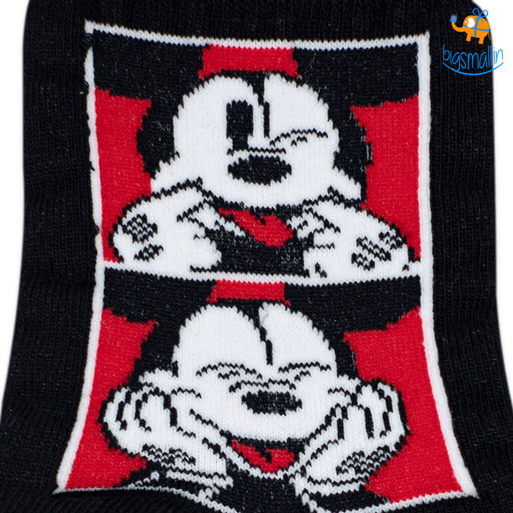 Donald and Mickey Weird Faces Socks - Pack of 2