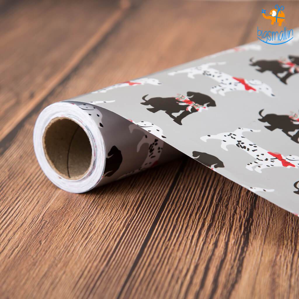 Doggo Gift Wrapping Paper Roll - bigsmall.in