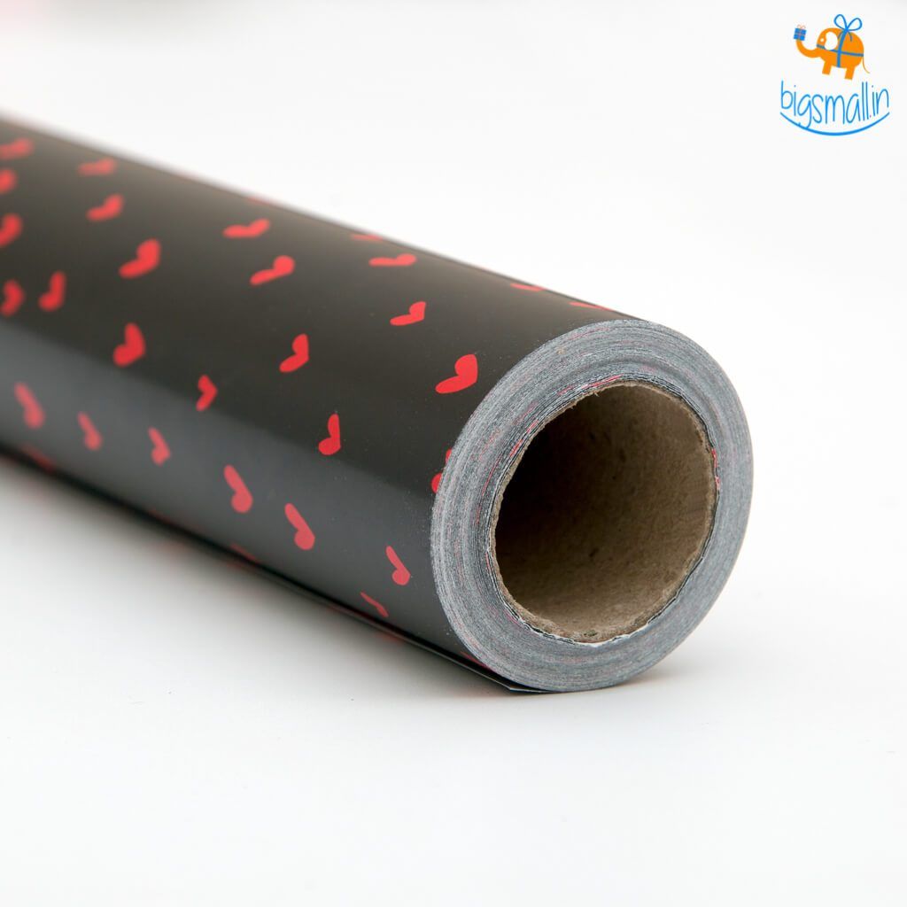 Mini Hearts Gift Wrapping Paper Roll - bigsmall.in