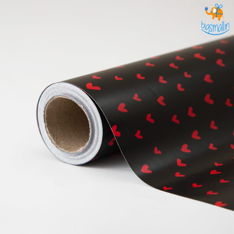 Mini Hearts Gift Wrapping Paper Roll - bigsmall.in