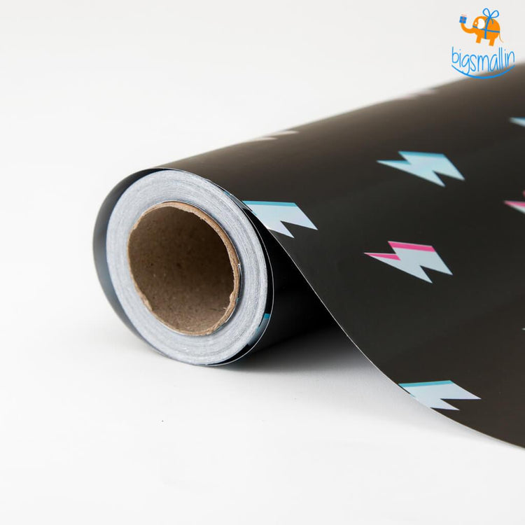 Lightning Flash Gift Wrapping Paper Roll - bigsmall.in