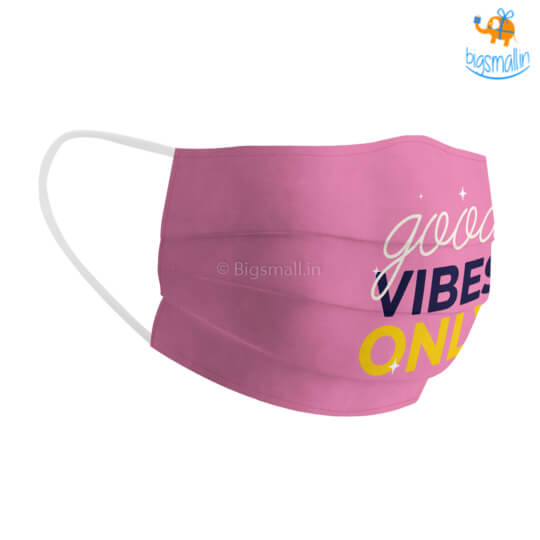 Good Vibes Cotton Mask With Filter