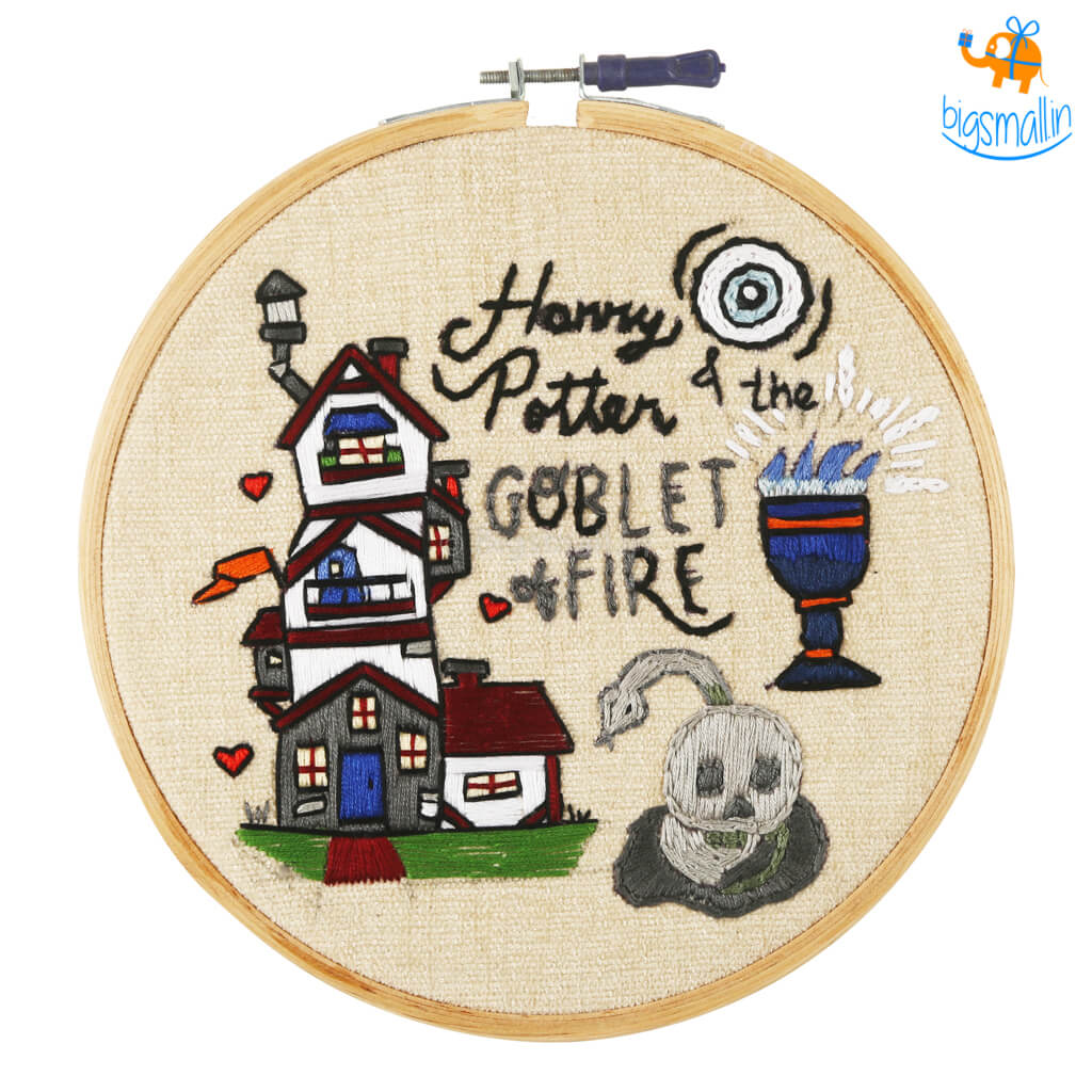 Harry Potter Embroidery Hoop Art