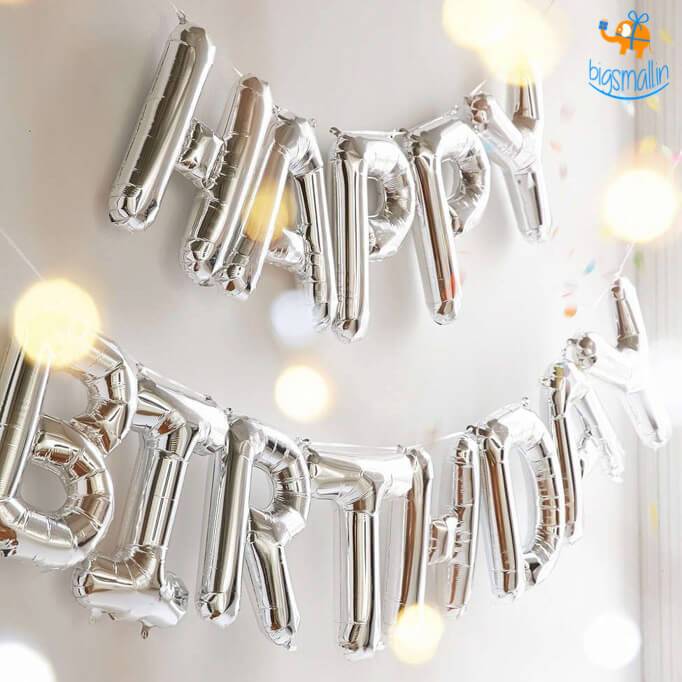 Happy Birthday Foil Balloons - bigsmall.in