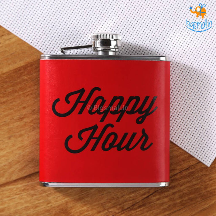 Happy Hour Flask and Shot Glasses Set - bigsmall.in