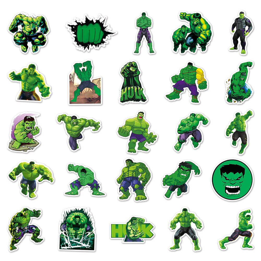 Hulk Sticker Set