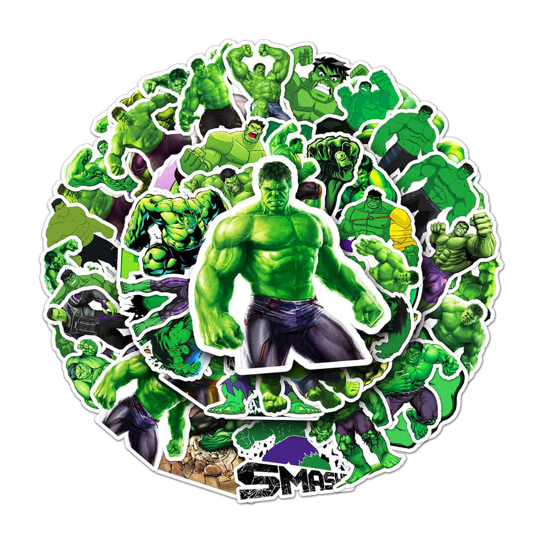 Hulk Sticker Set Bigsmall