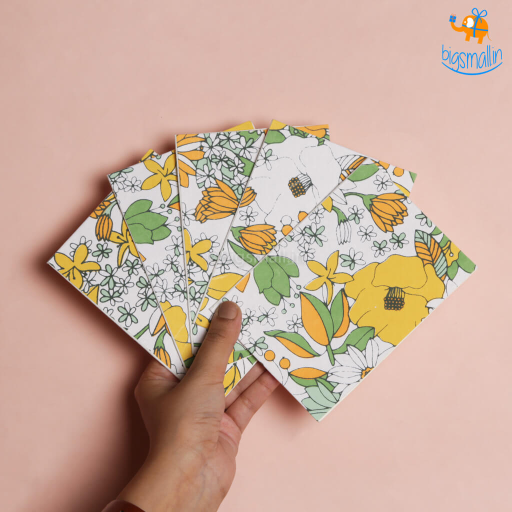 Floral Greeting Card - Set of 3 (Assorted Design)