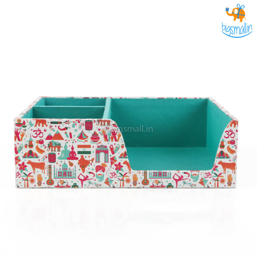 Colorful India Themed Desk Organizer