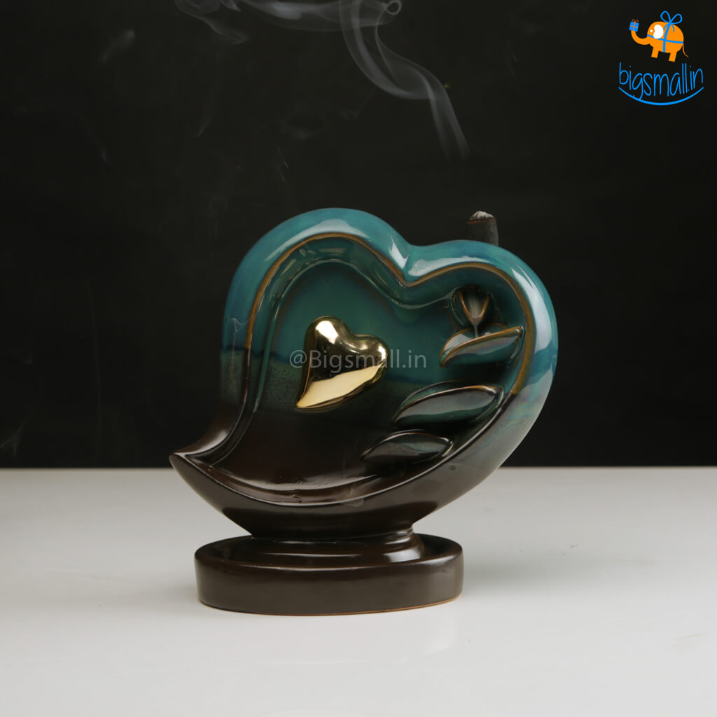 Heart-Shaped Backflow Incense Burner