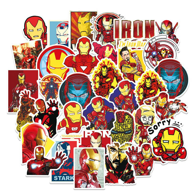 Iron Man Sticker Set