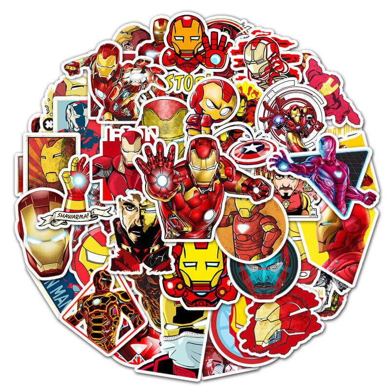 Iron Man Sticker Set