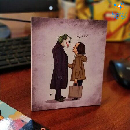 Joker Meets Joker Mini Poster