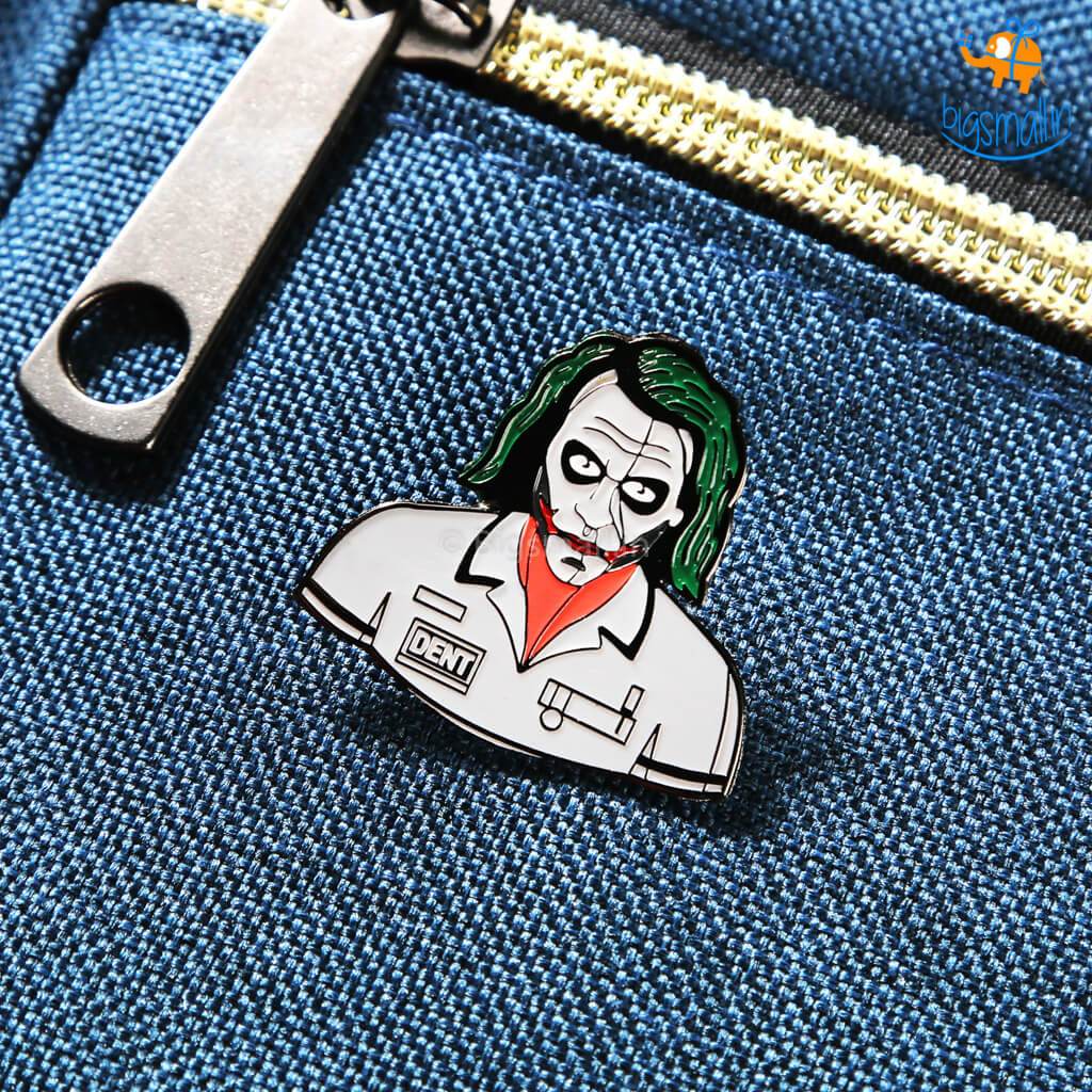 Joker Metallic Lapel Pin - bigsmall.in
